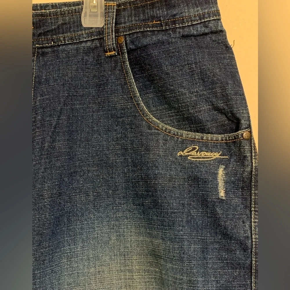 Davoucci DNM JEAN SHORTS sz 44x33 - Picture 3 of 10